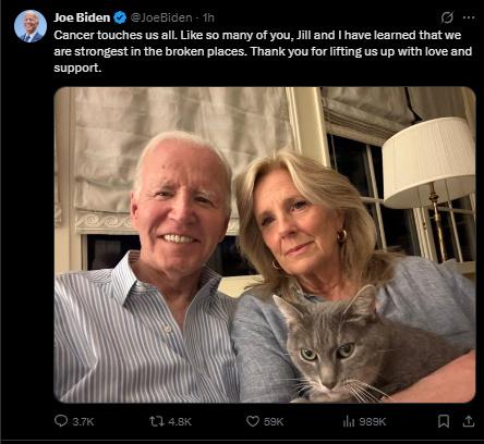 专业股票配资门户 确诊患有前列腺癌后 拜登首次发声