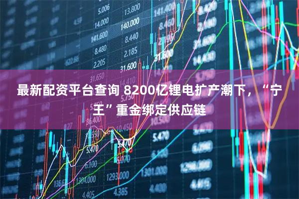 最新配资平台查询 8200亿锂电扩产潮下，“宁王”重金绑定供应链